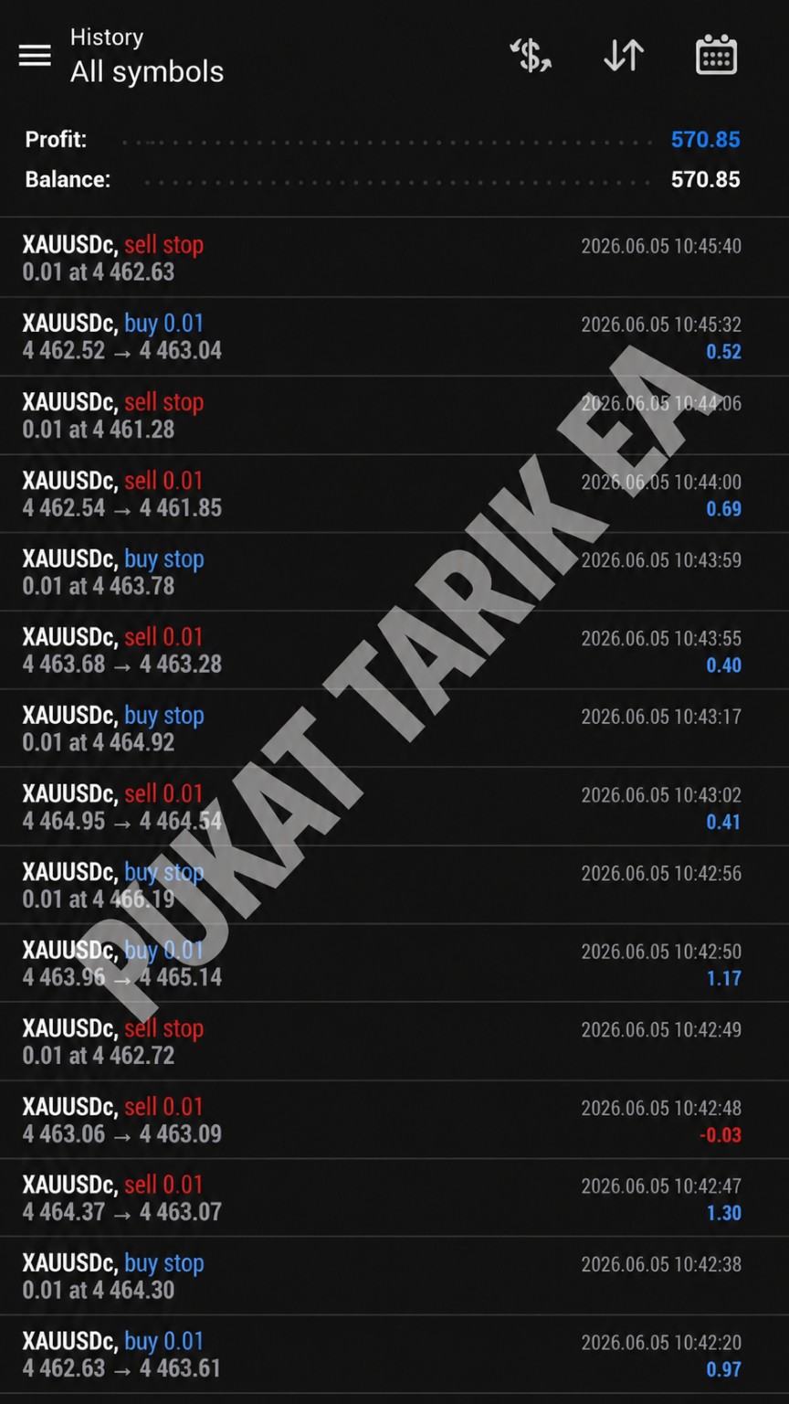 Result Pukat Tarik EA 2